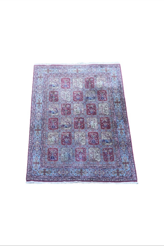 Vloerkleed in oosterse stijl met mooie kleuren 397x304cm, Huis en Inrichting, Stoffering | Tapijten en Kleden, Gebruikt, 200 cm of meer