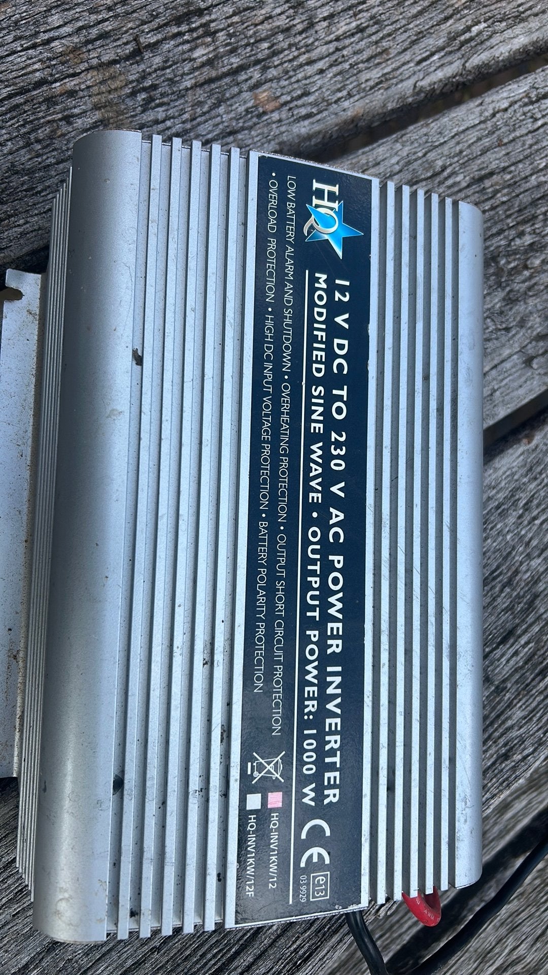 Omvormer 1000w, Verzenden, Zo goed als nieuw