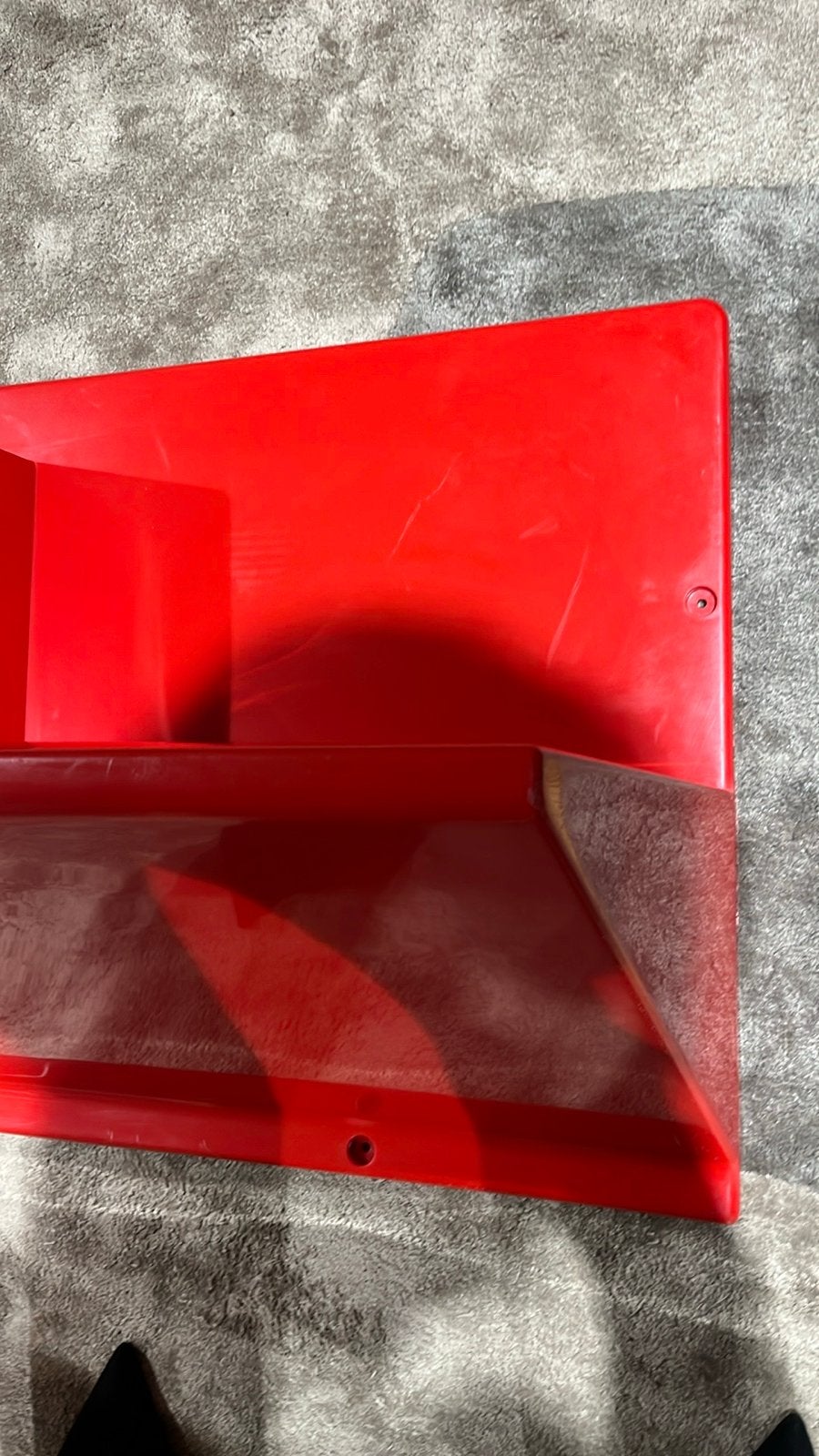 IKEA Kappe wandplank wandrek Rood - Handige Opberger, Ophalen, Gebruikt