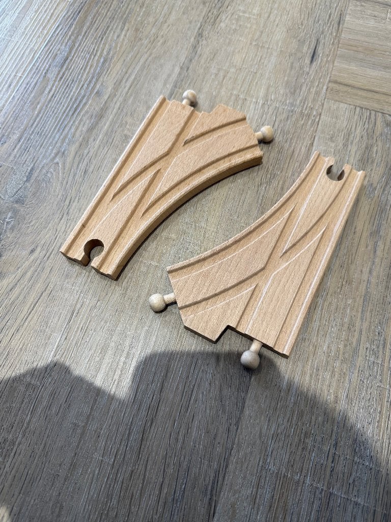 Heel goed Brio houten trein vintage spoor wissel set 33346, Kinderen en Baby's, Ophalen of Verzenden, Zo goed als nieuw