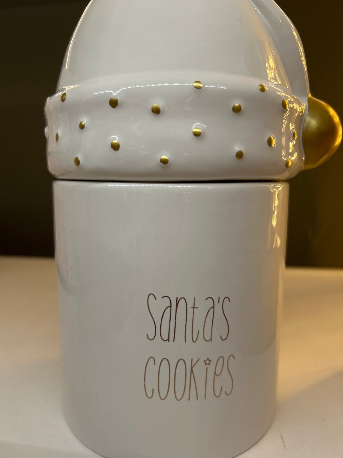 Rivièra Maison Santa's Cookies Koekjespot Nieuw, Nieuw, Ophalen of Verzenden, Landelijk, Wit