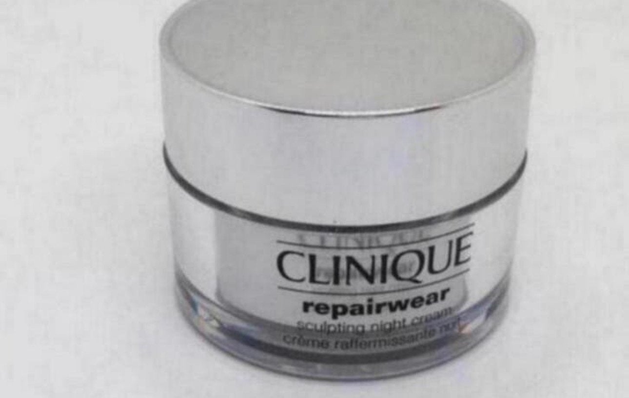 Clinique repairwear night sculpting 50 ml, Verzenden, Zo goed als nieuw, Gehele gezicht