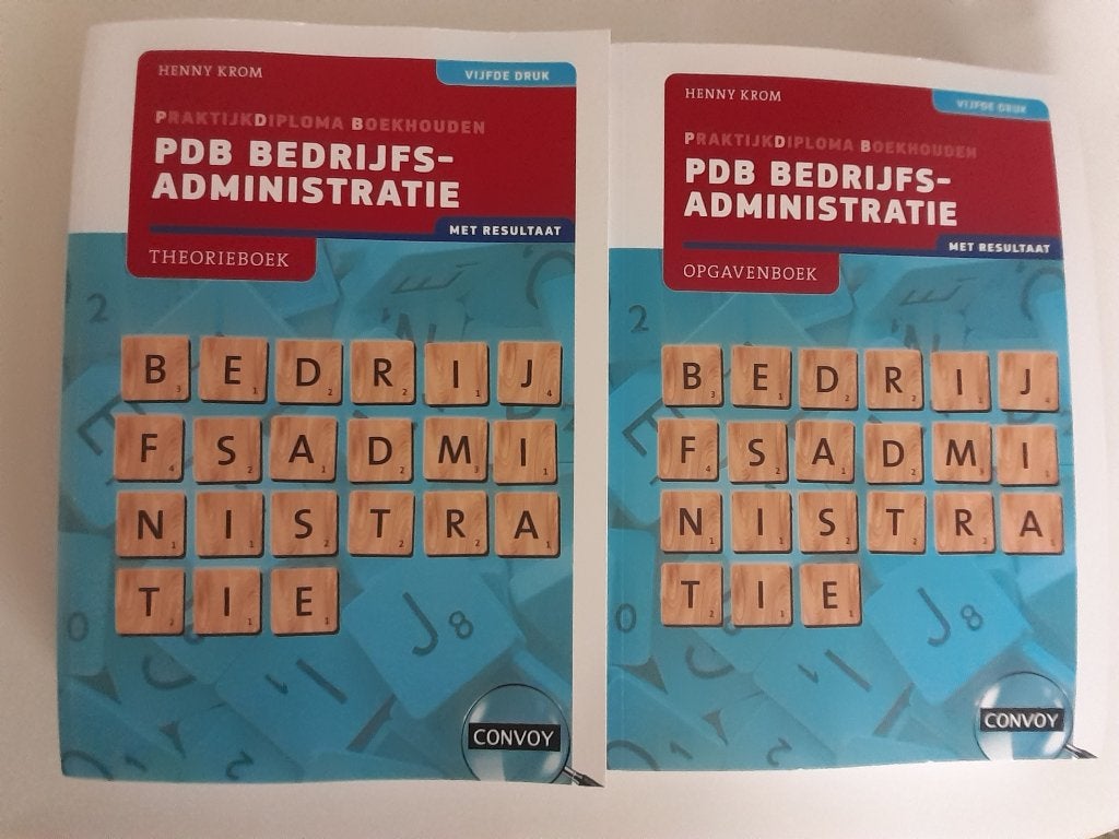 PDB Bedrijfsadministratie Vijfde druk, Boeken, Henny Krom, Verzenden, Zo goed als nieuw, MBO
