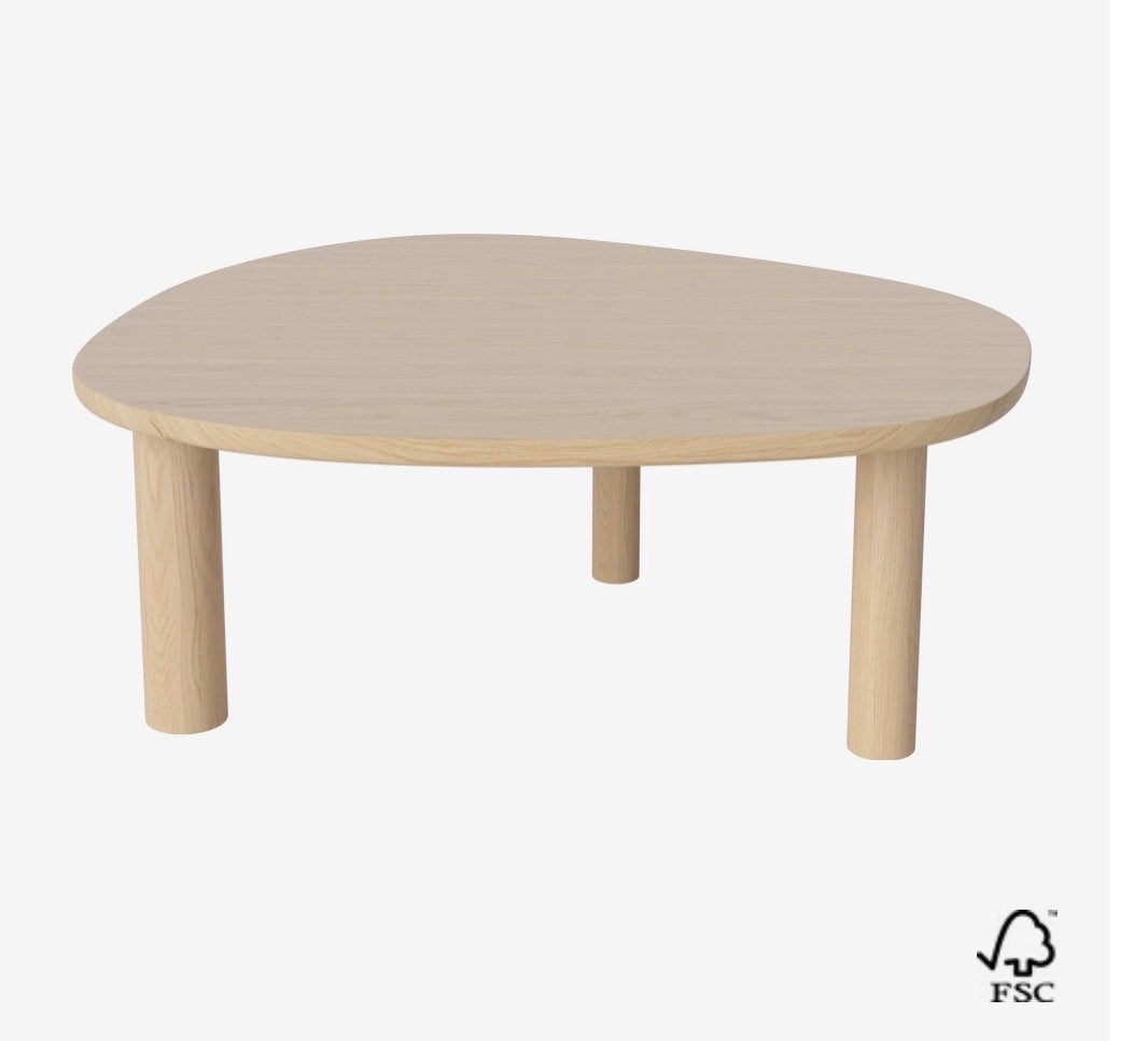 Bolia Latch salontafel, 50 tot 100 cm, Eikenhout, Zo goed als nieuw, Overige vormen