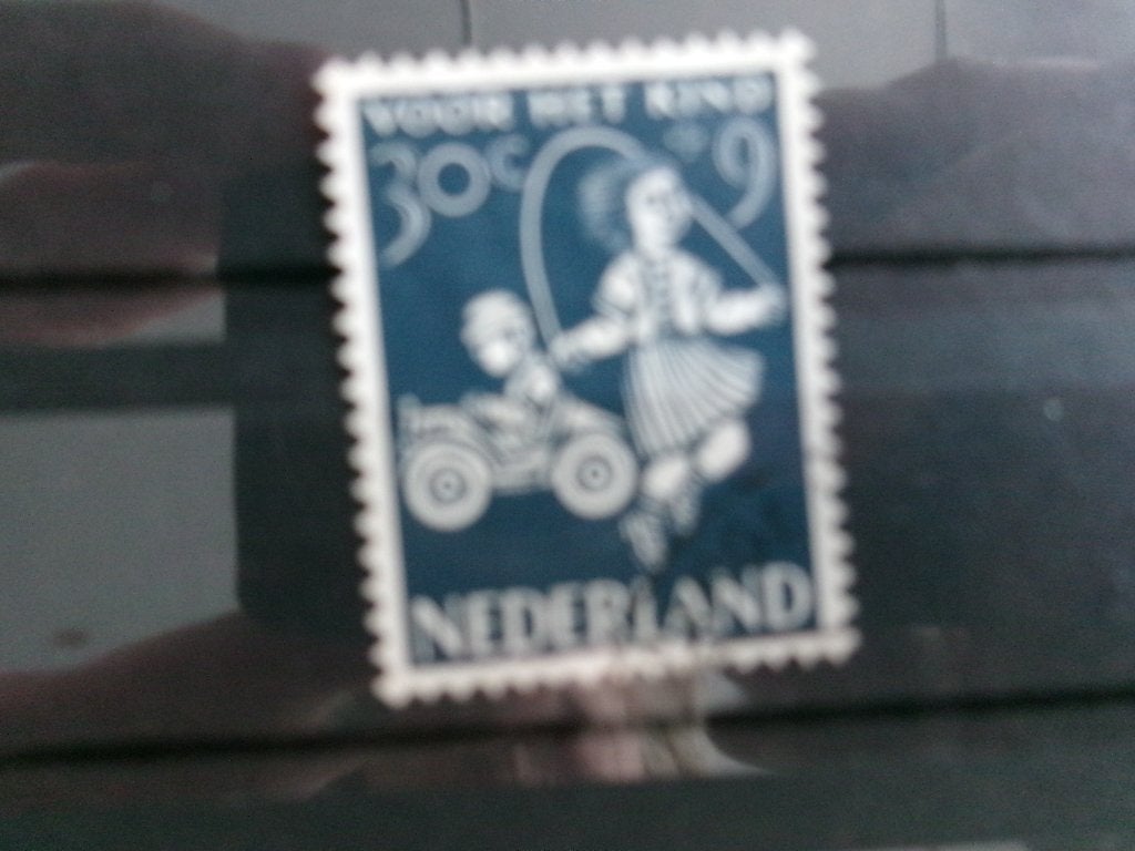 1958 - kinderzegel 30 + 9 ct (91h), Ophalen of Verzenden, Gestempeld