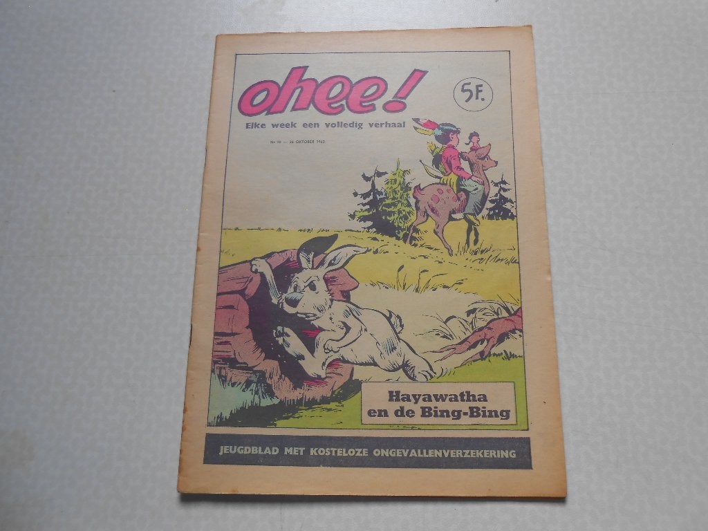 Ohee 28a Hayawatha en de Bing-Bing 1963., Eén stripboek, Ophalen of Verzenden, Zo goed als nieuw