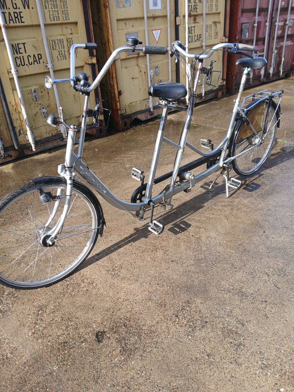 h.j.d d.u.o tandem Tekoop, 55 cm of meer, Ophalen, Gebruikt, Minder dan 10 versnellingen