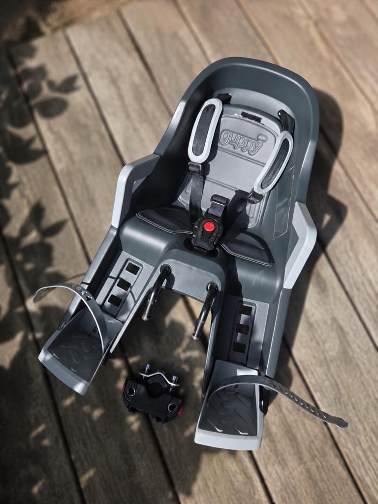 Guppy Mini Front Kinderzitje incl. windscherm (max. 15 kilo), Ophalen, Guppy, Voorzitje, Gebruikt