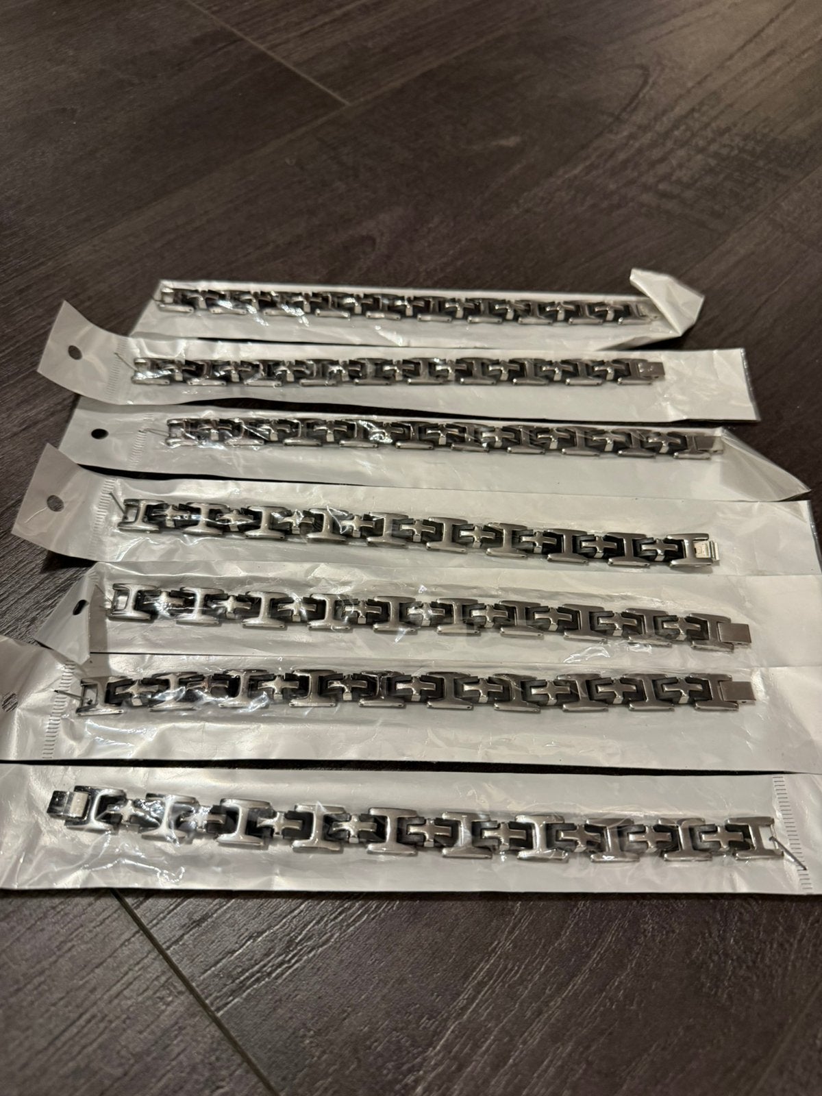 Partij 7 stuks heren armbanden A3/2, Ophalen of Verzenden, Nieuw, Overige kleuren