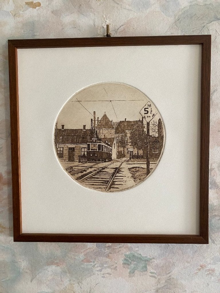 Ets  ,  Jan   Klinkenberg  .  1981, Antiek en Kunst, Kunst | Etsen en Gravures, Ophalen of Verzenden, Ets