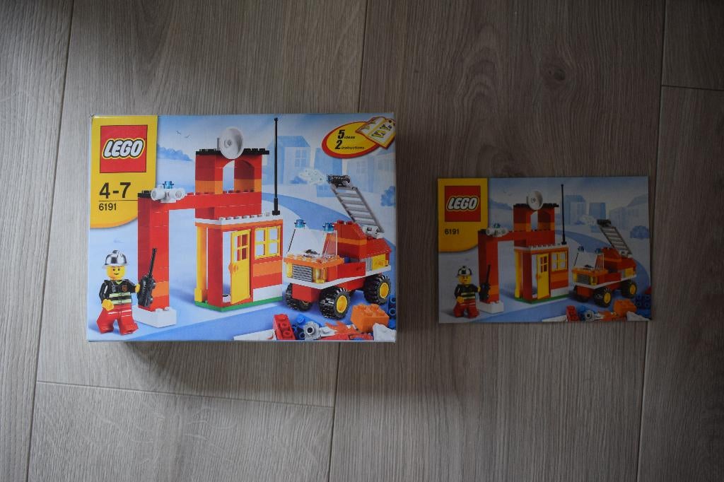 lego 6191 Basic brandweer bouwset, Kinderen en Baby's, Speelgoed | Duplo en Lego, Zo goed als nieuw, Lego, Complete set, Compleet