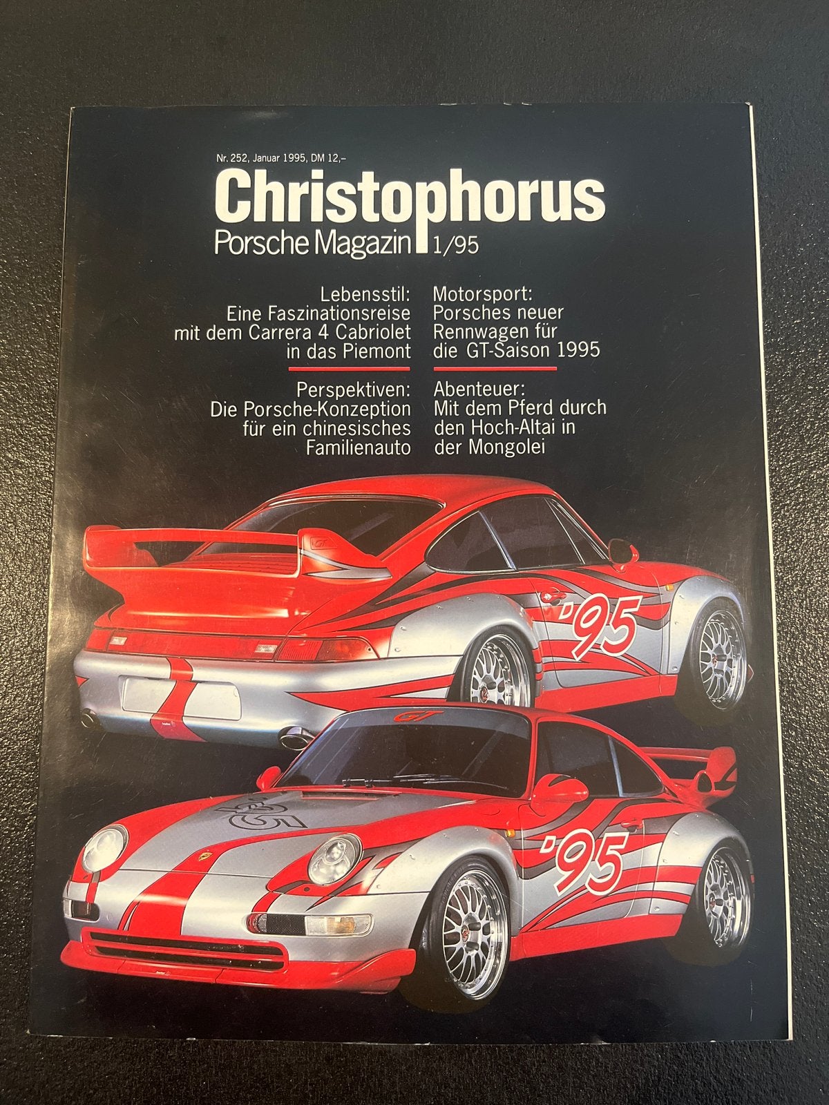 Christophorus Porsche Magazin 1/95 - Duitstalig, Ophalen of Verzenden, Gelezen, Porsche