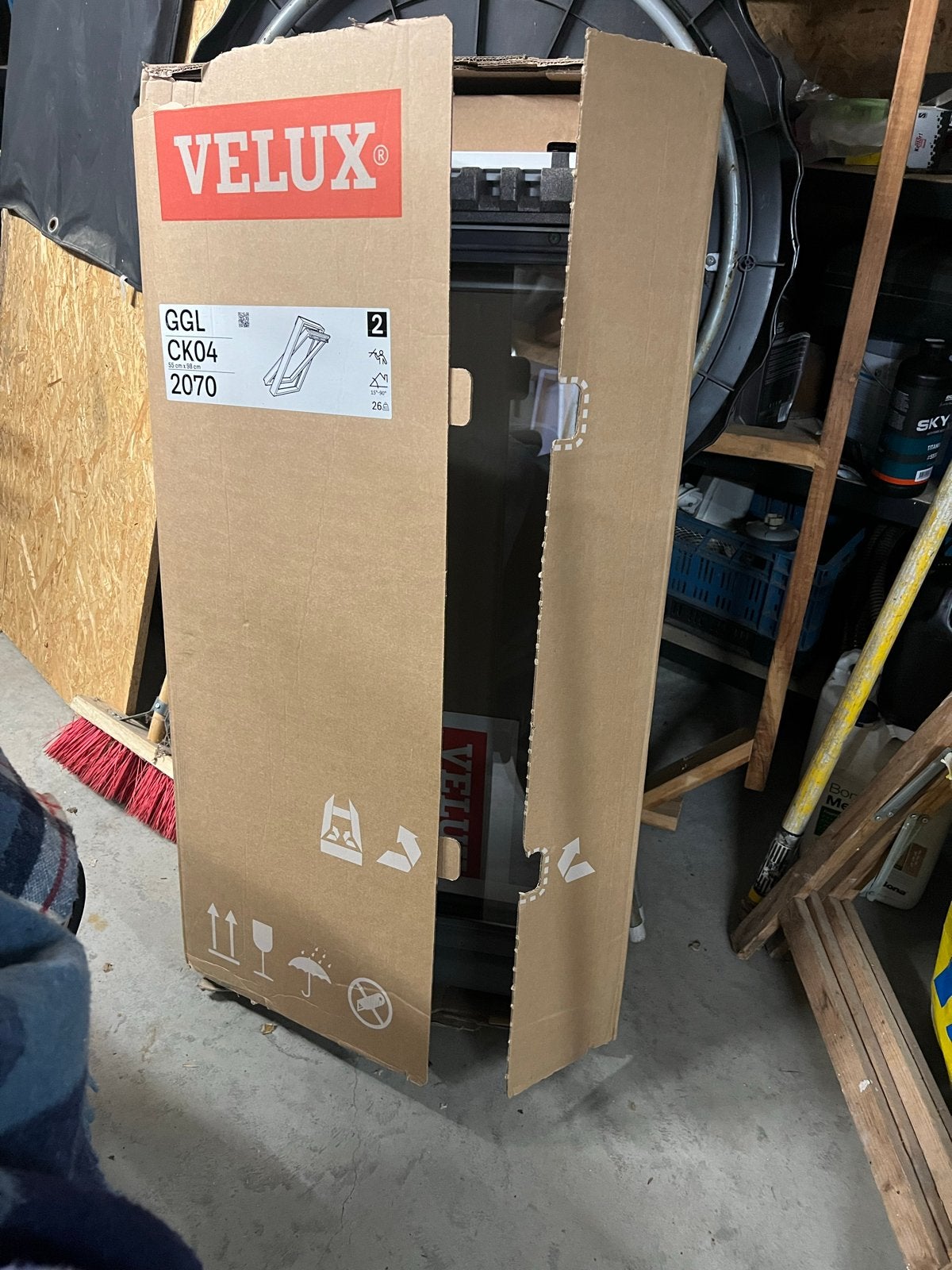 Nieuw Velux GGL CK04 Dakraam., Minder dan 80 cm, 80 tot 120 cm, Nieuw, Ophalen of Verzenden
