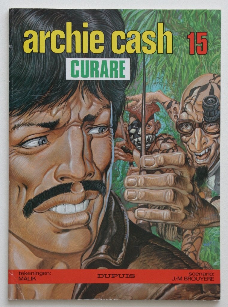 Archie Cash - 15. Curare (1988), Eén stripboek, Ophalen of Verzenden, Gelezen
