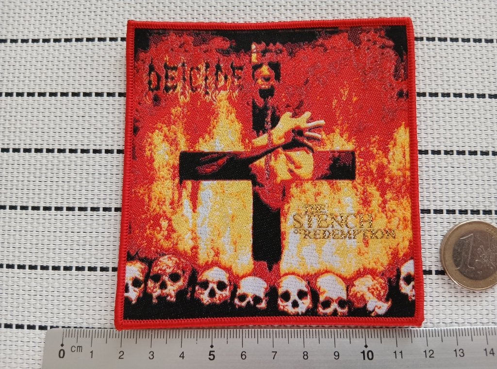 Deicide stench of redemption patch d90 ltd edition metal, Ophalen of Verzenden, Nieuw, Kleding