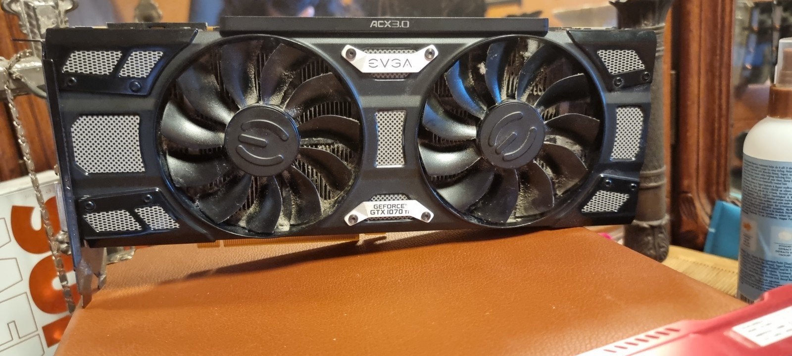 EVGA GeForce GTX 1070 Ti ACX 3.0 BLACK EDITION, Computers en Software, Videokaarten, Gebruikt, PCI-Express 3.0, GDDR5, Ophalen