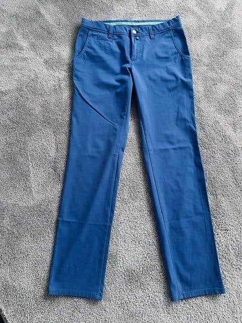 Golfbroek Heren Alberto 3xdry cooler midblauw mt 46 reg. fit, Ophalen of Verzenden, Zo goed als nieuw, Kleding, Overige merken
