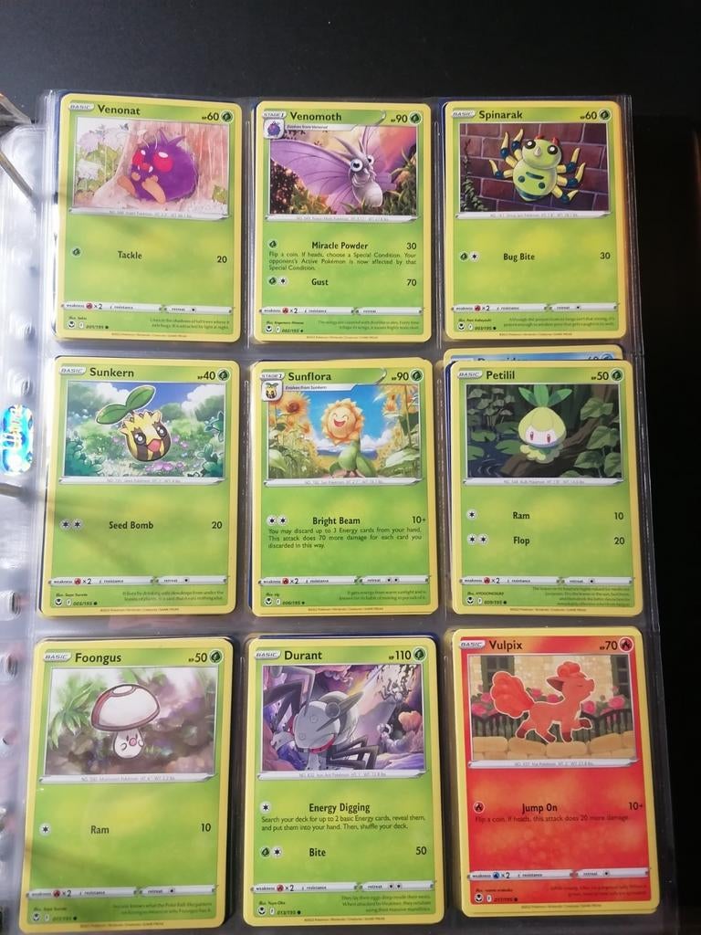 Silver Tempest Set - Commons & Uncommons - Pokémon, Ophalen of Verzenden, Zo goed als nieuw, Meerdere kaarten