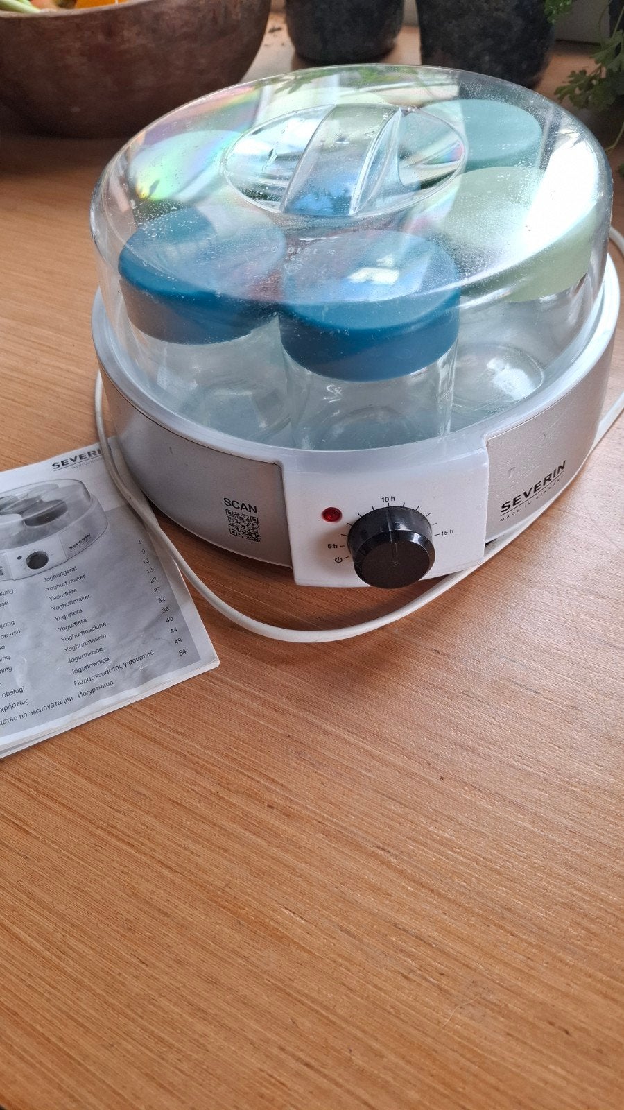 Severin Yoghurtmaker met 7 potjes, Ophalen, Gebruikt