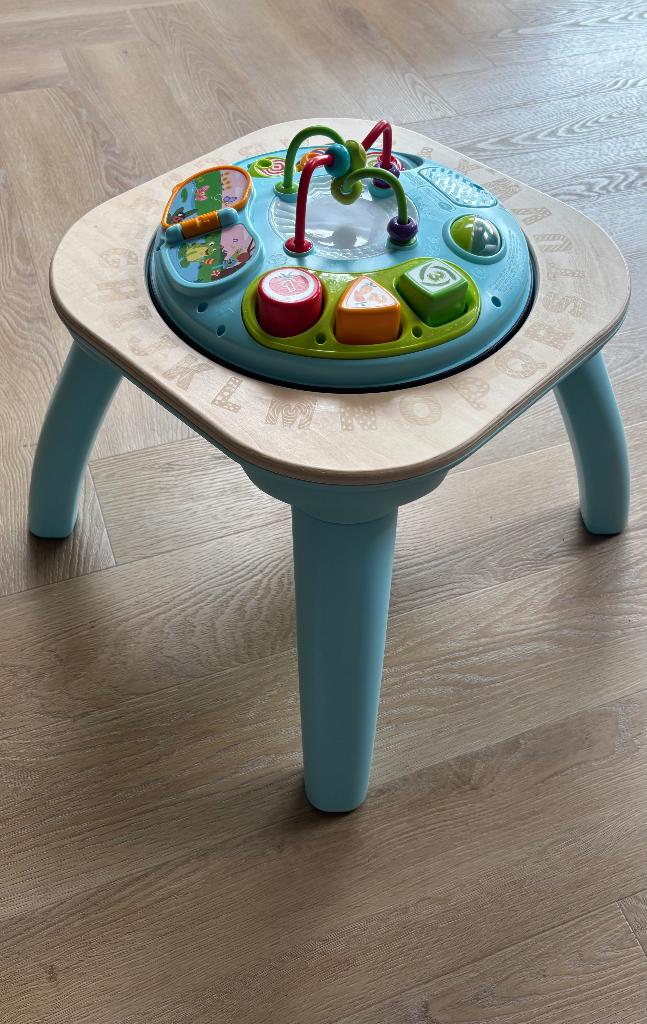 Vtech draai en leer tafel, Kinderen en Baby's, Speelgoed | Vtech, Ophalen of Verzenden, Zo goed als nieuw, 6 maanden tot 2 jaar