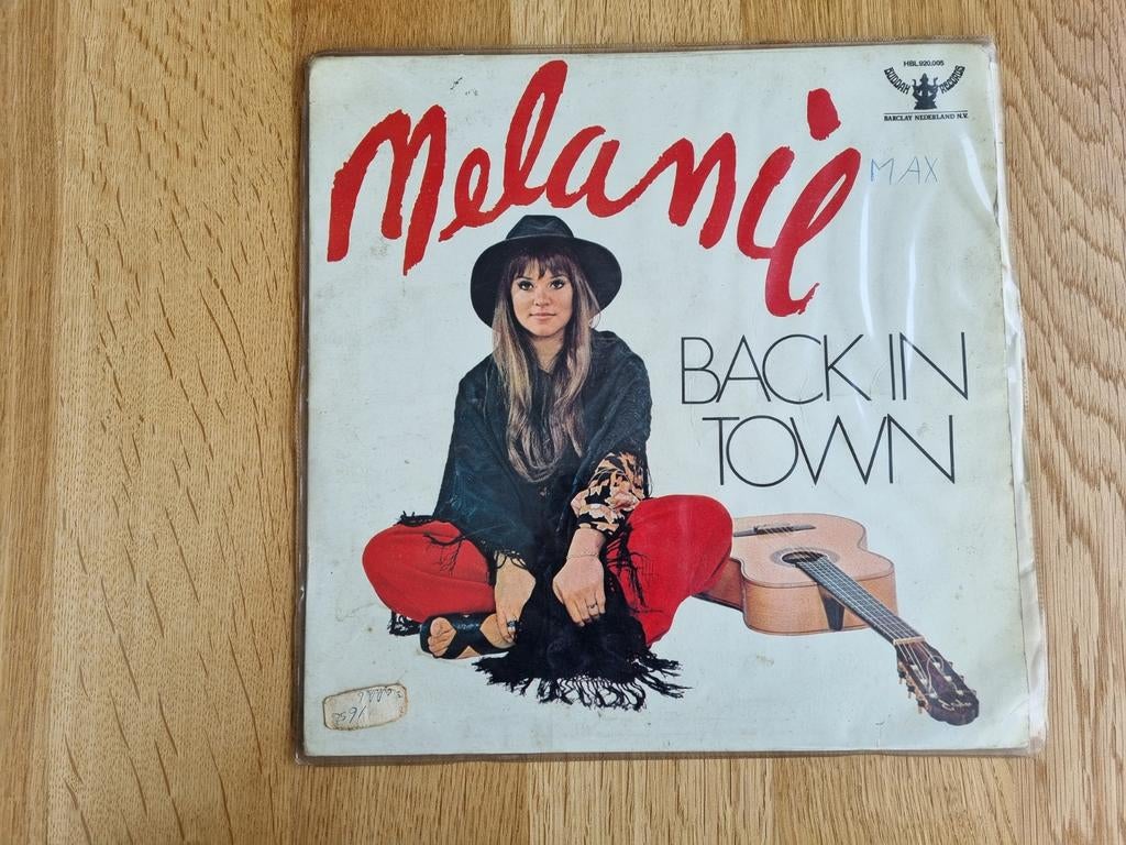 Melanie - Back in Town LP (Vinyl), Gebruikt, Overige typen, Ophalen of Verzenden, Pop