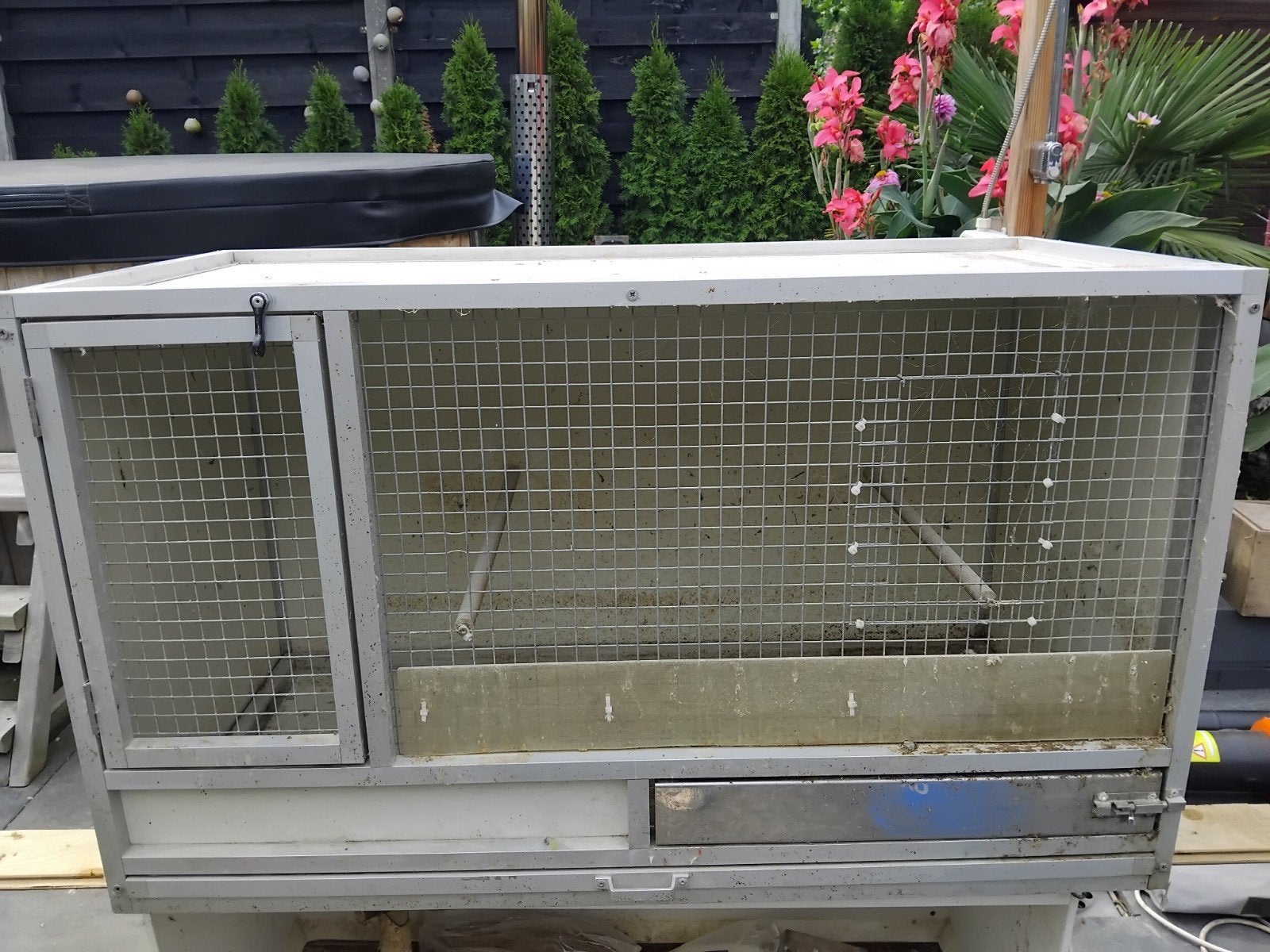 vogelkooi 104 cm x 51 cm x 61 cm, Ophalen, Gebruikt, Overige materialen, Vogelkooi