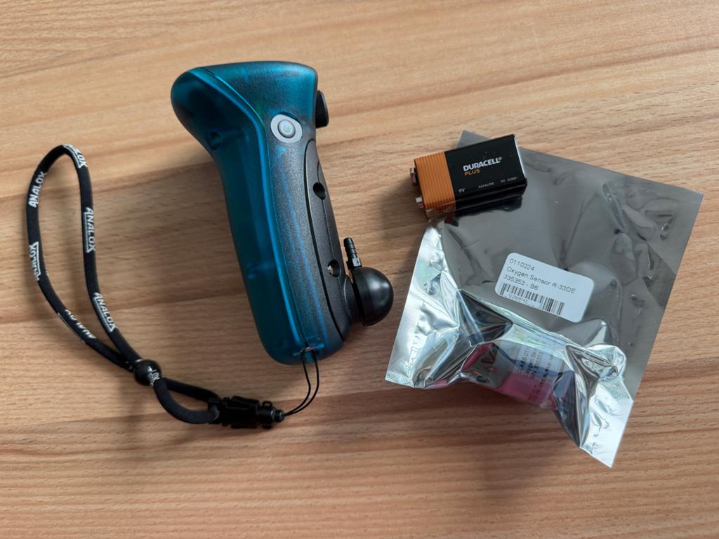 Analox O2 EII Pro zuurstofanalysator met nieuwe O2 sensor, Watersport en Boten, Duiken, Ophalen of Verzenden, Zo goed als nieuw