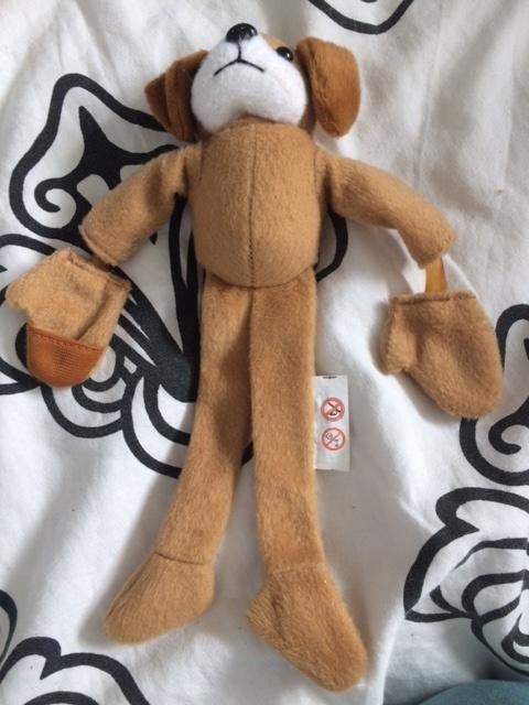 slungel knuffel hondje, Ophalen of Verzenden, Gebruikt, Hond