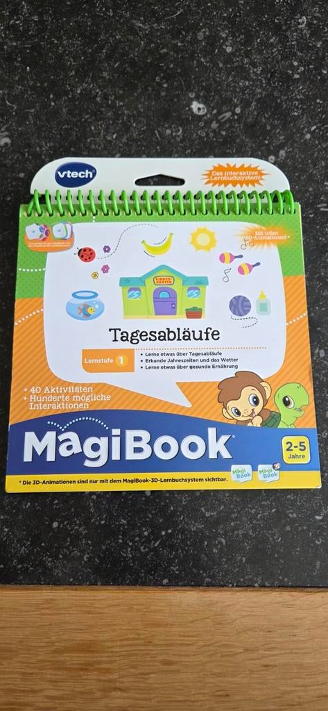 VTech MagiBook: Dagelijkse Routines (2-5 jaar) duits leren, Ophalen of Verzenden, Nieuw, Taal en Lezen