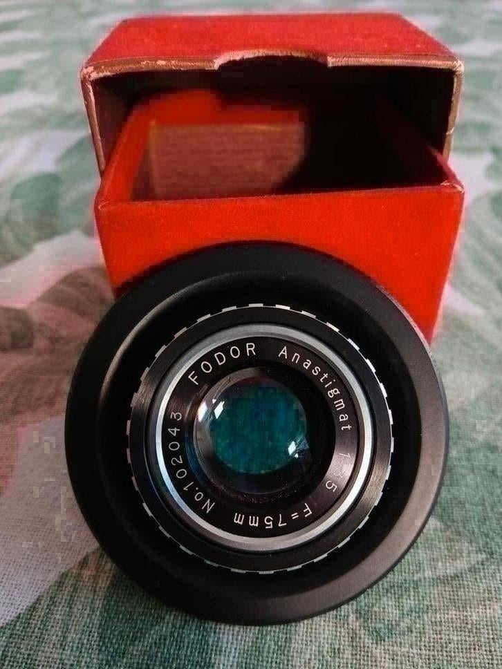 Fodor Anastigmat 75 mm f3.5, Ophalen of Verzenden, Nieuw, Standaardlens