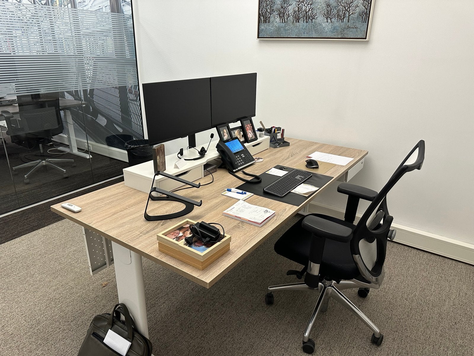 Luxe Directiebureau - Modern en Verstelbaar, Ophalen, Gebruikt