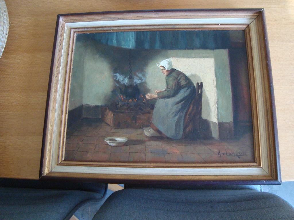 Mooi schilderij, Ophalen of Verzenden