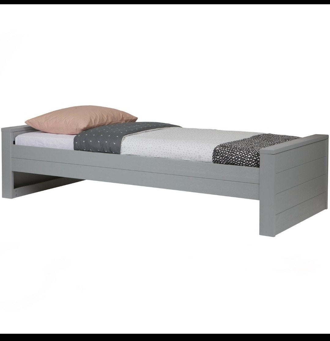Gratis Woood bed Dennis, zonder matras, Ophalen, Gebruikt, 90 cm, Eenpersoons