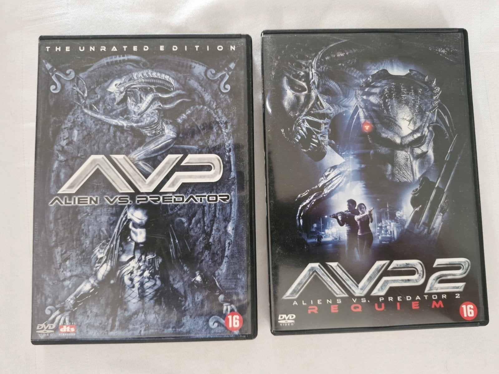AVP Alien vs Predator set, Cd's en Dvd's, Dvd's | Science Fiction en Fantasy, Zo goed als nieuw, Actie, Extra's, Speciale editie
