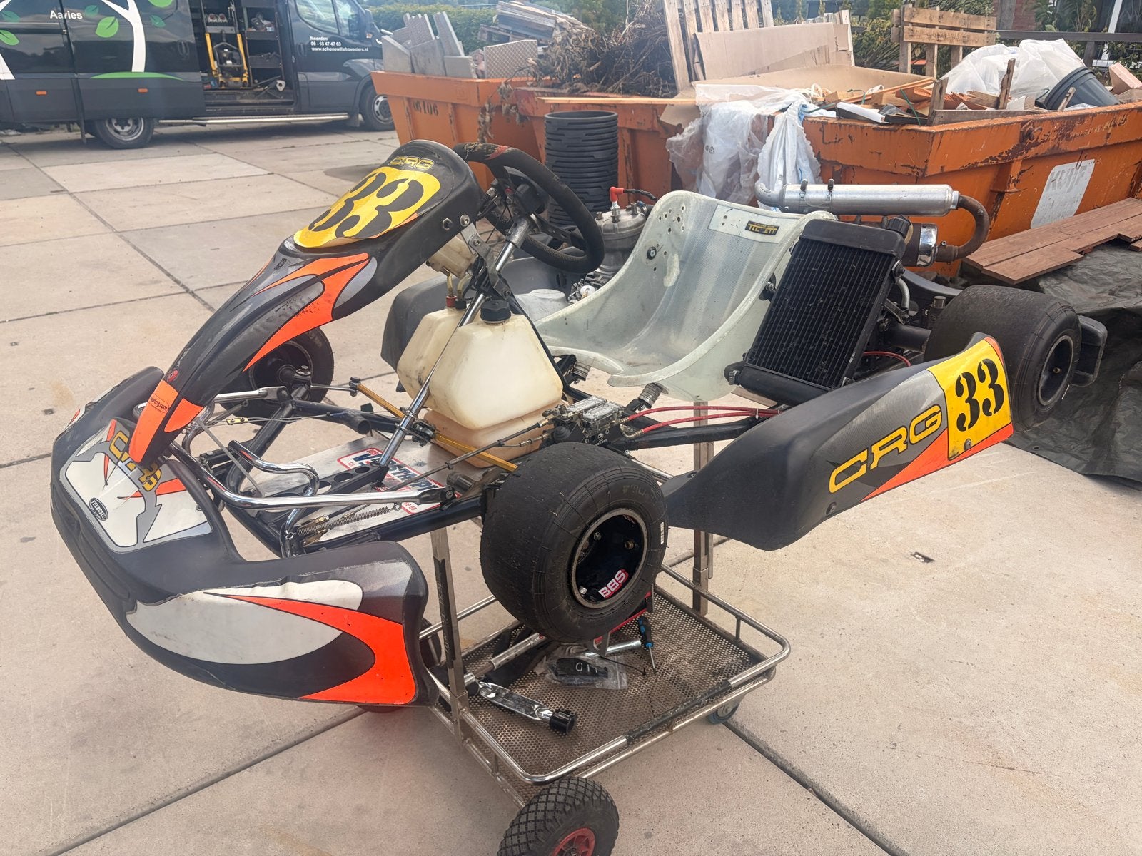 CRG Kart 125cc IAME - Klaar voor het circuit!, Ophalen of Verzenden, Gebruikt, Kart