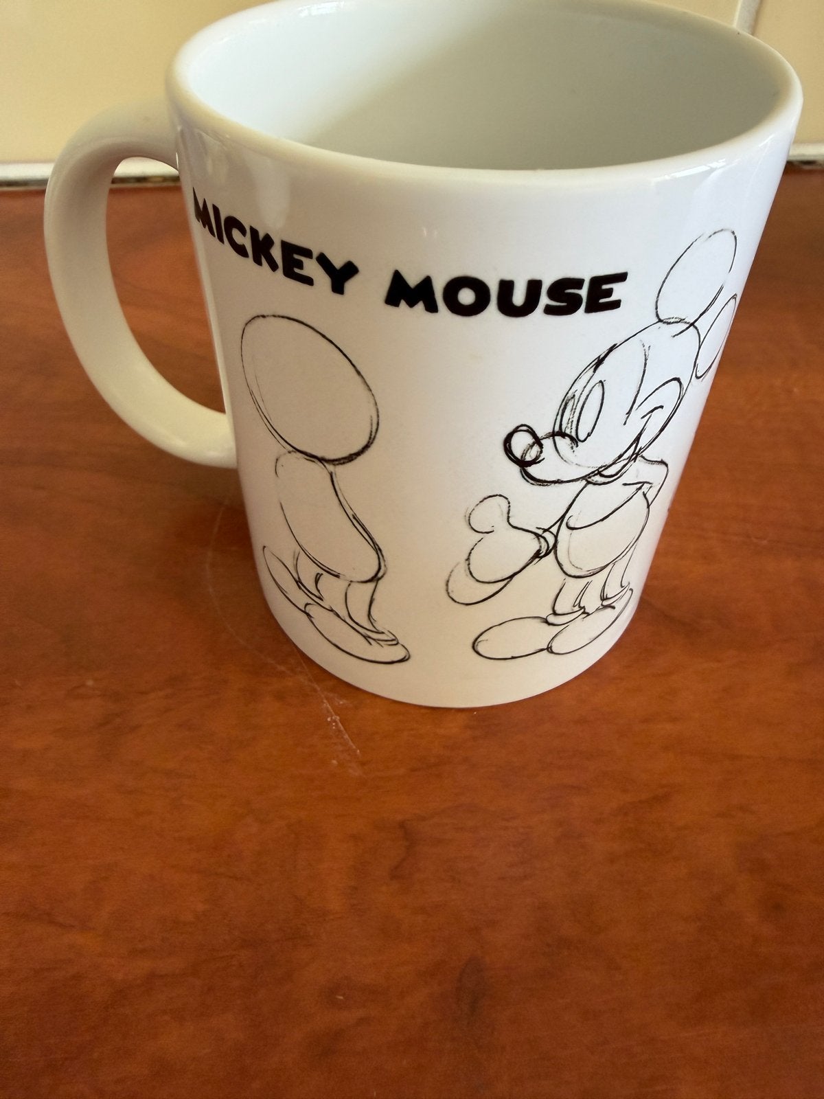 Mickey Mouse mok - Disney verzamelitem, Ophalen of Verzenden, Steen/keramiek, Wit, Overige merken