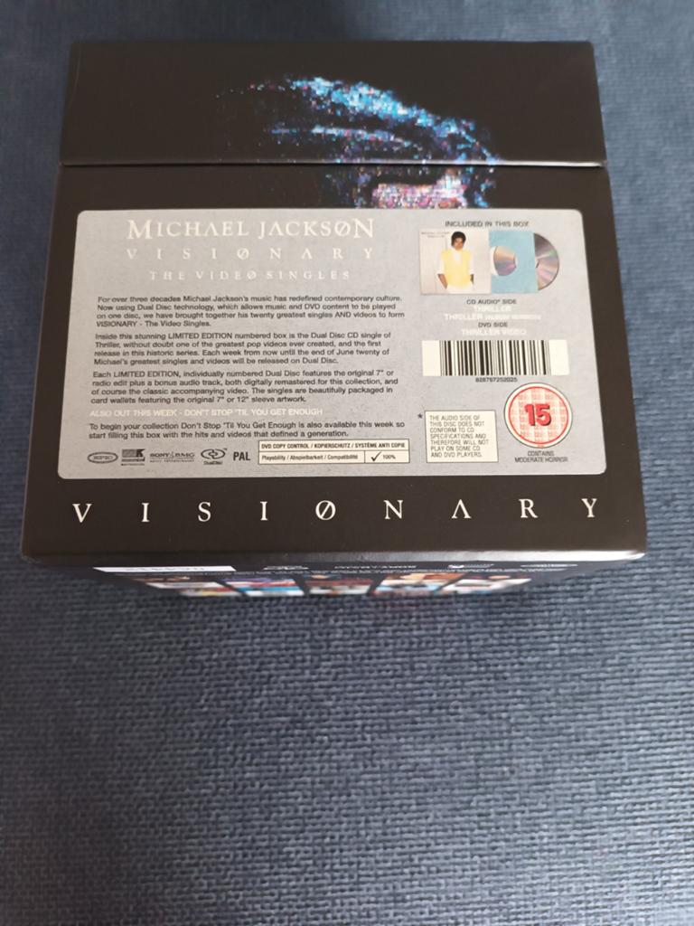 MICHAEL JACKSON - VISIONARY - THE VIDEO SINGLES, Alle leeftijden, Boxset, Muziek en Concerten, Ophalen of Verzenden