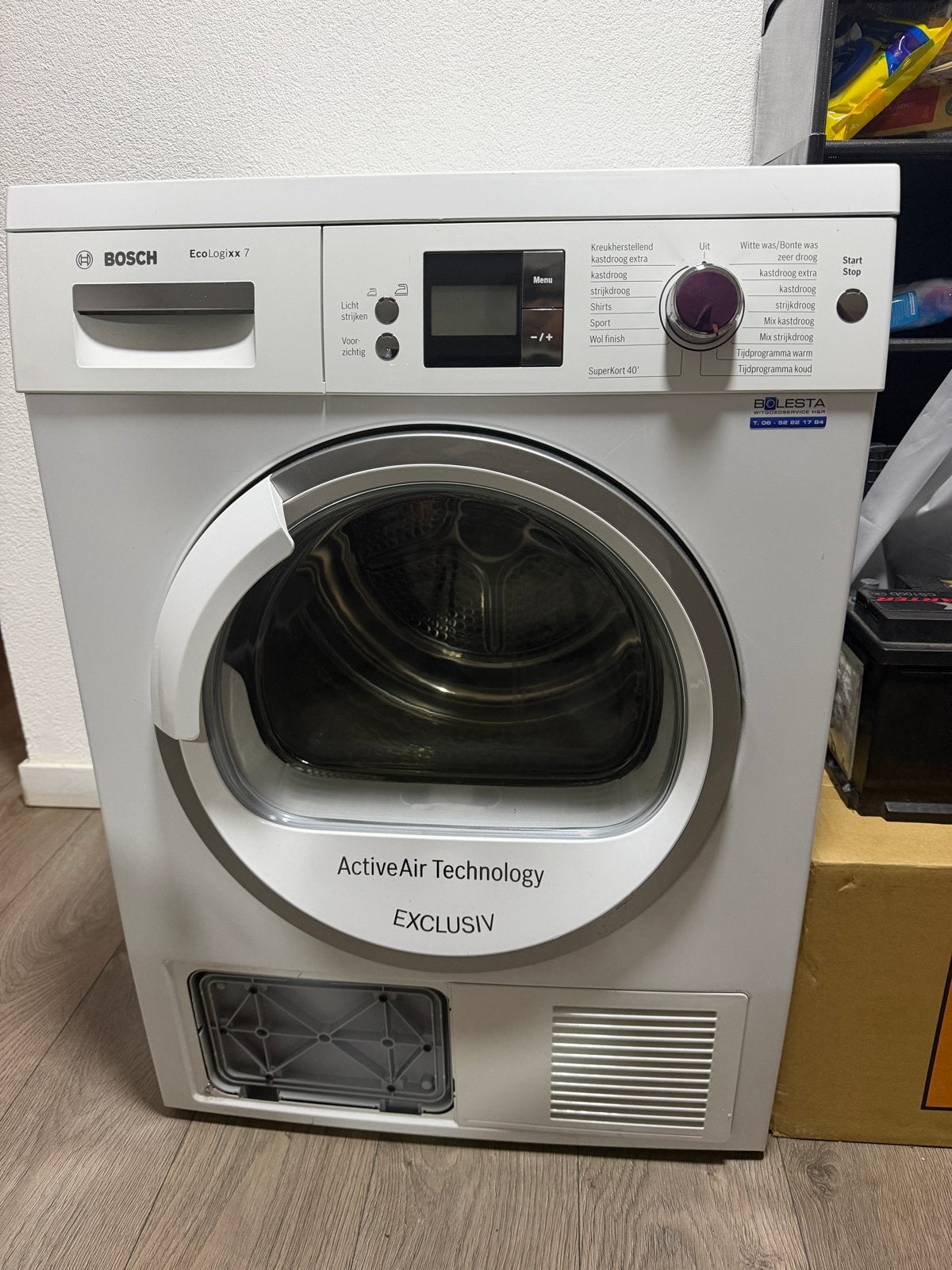 Bosch wasmachine + droger set – samen €140, Ophalen, 6 tot 8 kg, Gebruikt, Voorlader