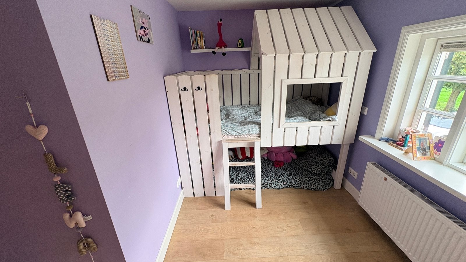 Uniek huisbed voor kinderen, Huis en Inrichting, Ophalen, Gebruikt, Eenpersoons, 160 tot 180 cm