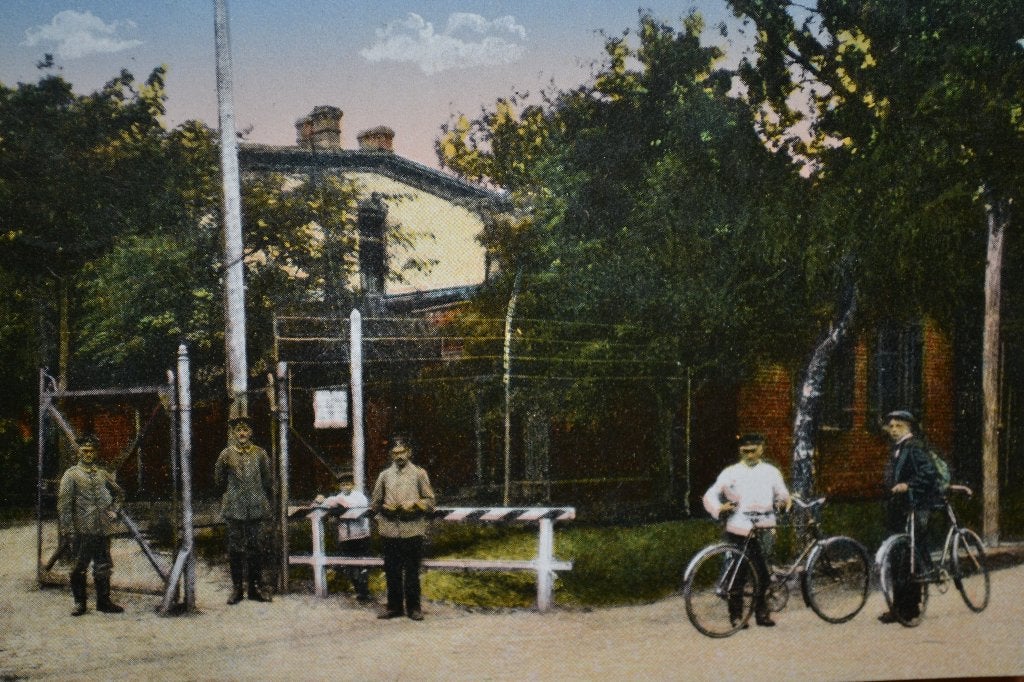 duitsland ww1 1916 veldpost wachtpost soldaten fietsen, Ophalen of Verzenden, Voor 1920, Gelopen, Sterren en Beroemdheden