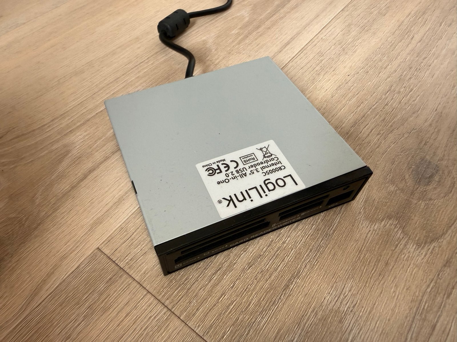 LogiLink CR0005C Interne 3.5" All-in-One Kaartlezer USB 2.0, Ophalen, Gebruikt, Logilink