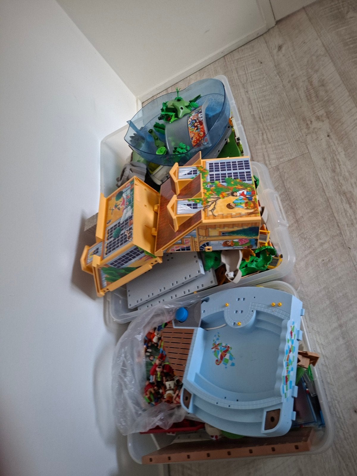 Te koop: Grote partij Playmobil speelgoed in opbergboxen, Ophalen, Gebruikt, Jongen of Meisje