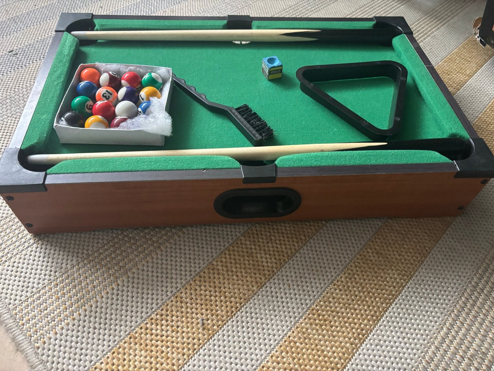 Mini Pooltafel - Compact Plezier voor Thuis, Ophalen of Verzenden, Zo goed als nieuw, Pooltafel