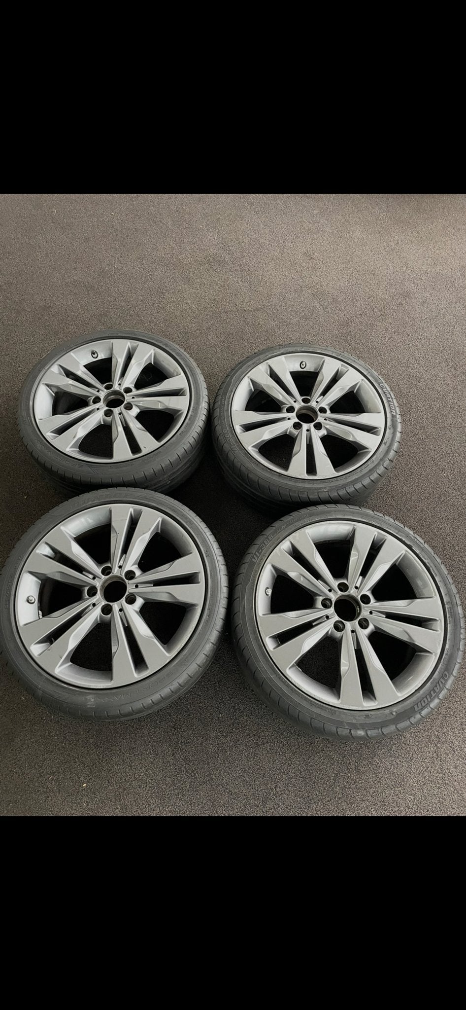 Mercedes Velgen 18 inch met zomerbanden, Auto-onderdelen, Ophalen, Gebruikt