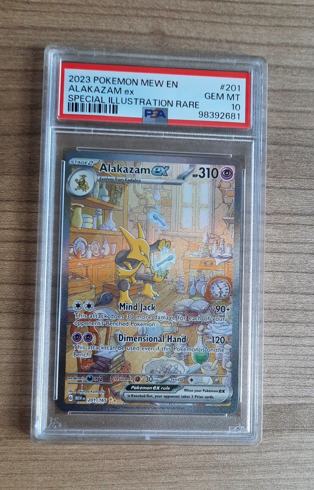 Alakazam ex 151 - PSA 10, Verzenden, Nieuw, Losse kaart, Foil