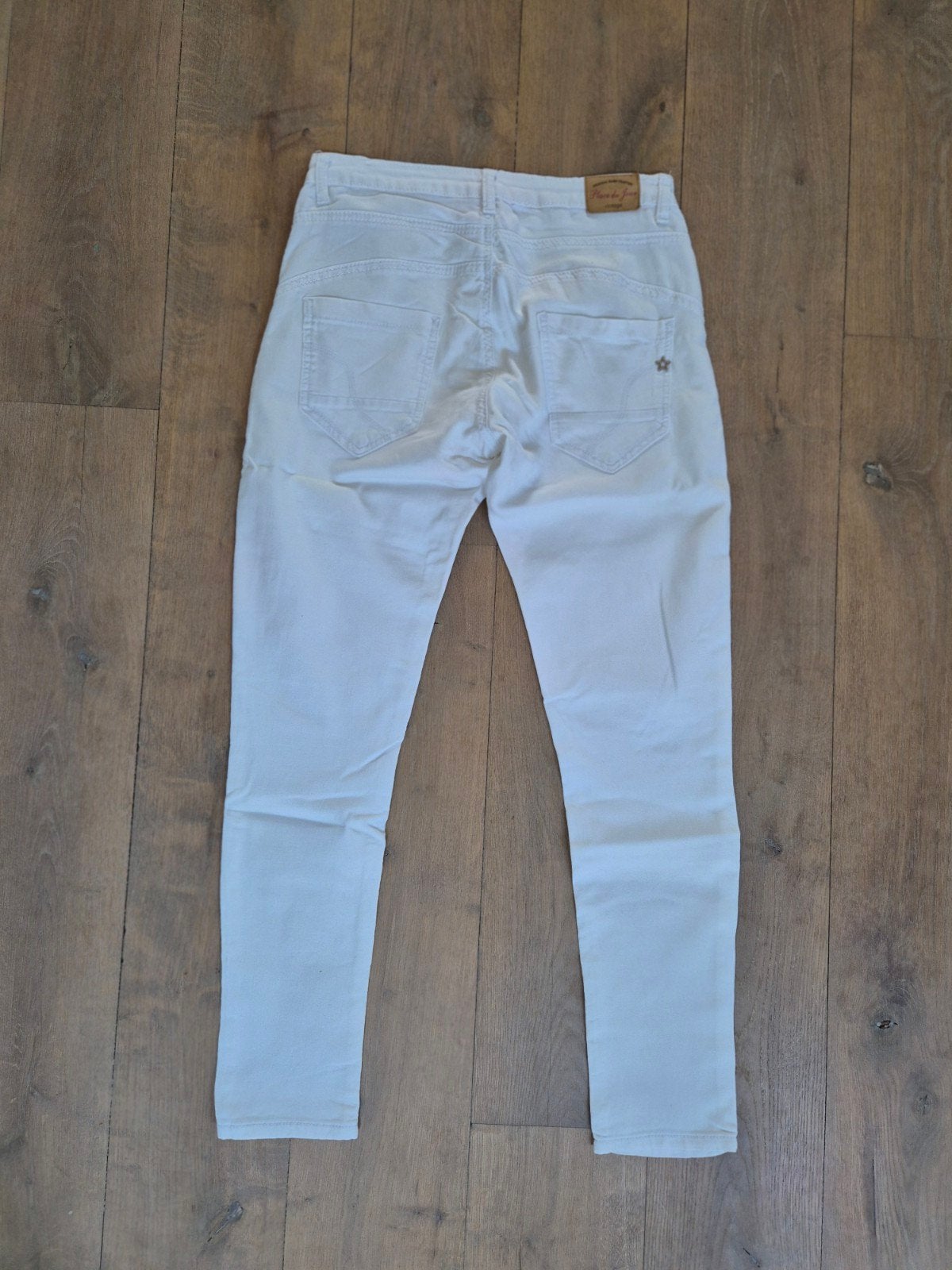 Place du Jour Witte Lange Broek Maat 38, Maat 38/40 (M), Place du Jour, Wit, Ophalen of Verzenden