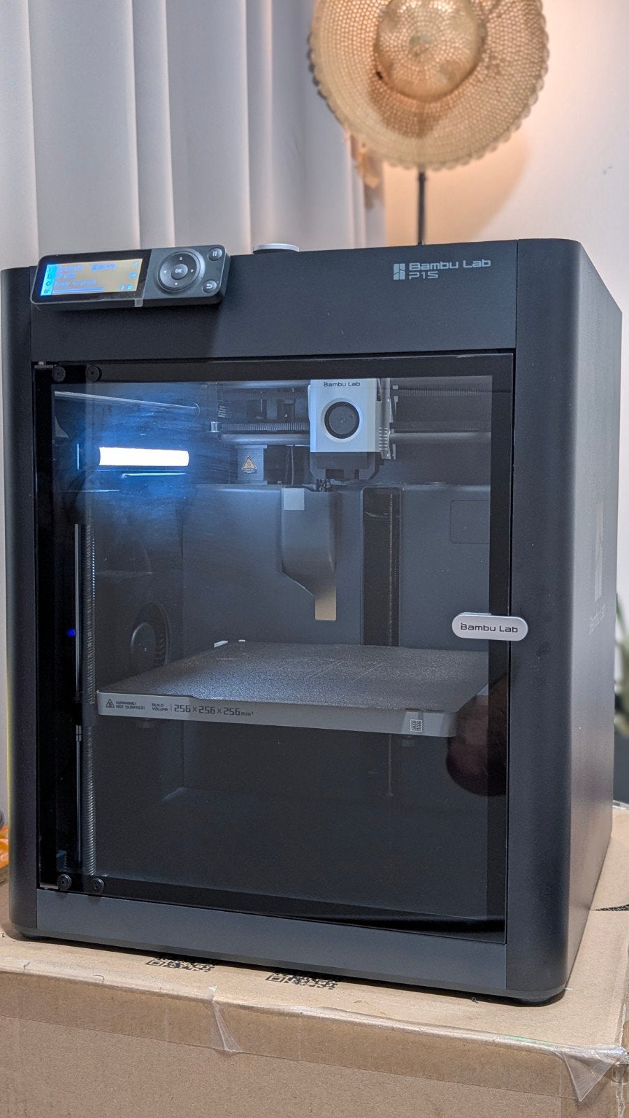 Bambu Lab P1S 3D-printer - rond de 150 print uren, Computers en Software, 3D Printers, Zo goed als nieuw, Filament, Ingebouwde Wi-Fi