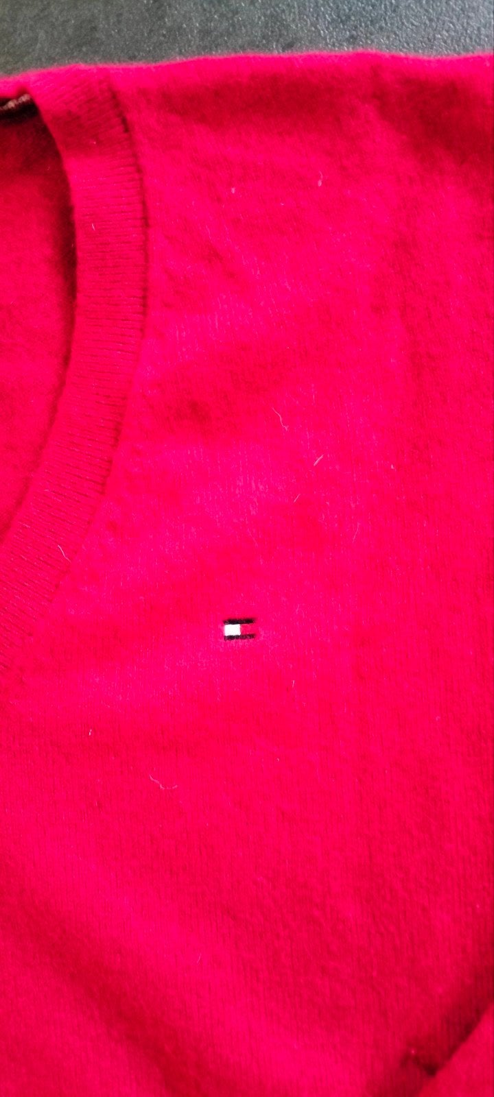 Tommy Hilfiger trui maat L, Kleding | Dames, Ophalen of Verzenden, Zo goed als nieuw, Maat 38/40 (M), Rood