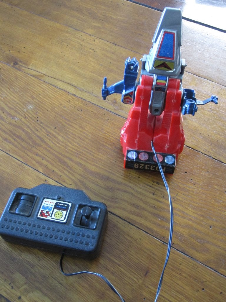Space Fighter 1985 FD3329 robot transformer, G1, Ophalen of Verzenden, Gebruikt