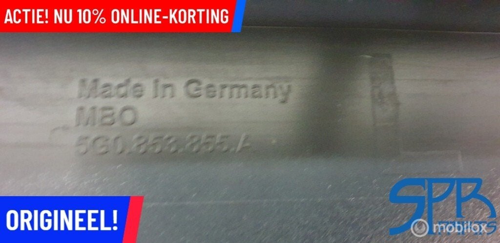 GOLF 7 VII R R-LINE SIDESKIRT Zijskirt links LA7W 5G0853855, Gebruikt, Volkswagen, Ophalen of Verzenden, Volkswagen